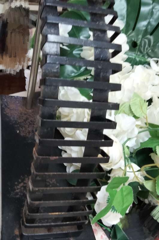 ART DECO Style Retro  CD holder storage 24 slots has rust LOOK at my BUY NOW listings NO WAITING