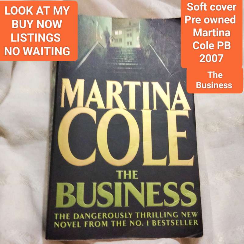 Martina Cole - The Lady Killer PB 1993 +The Business PB2007 -soft cover Pre-owned