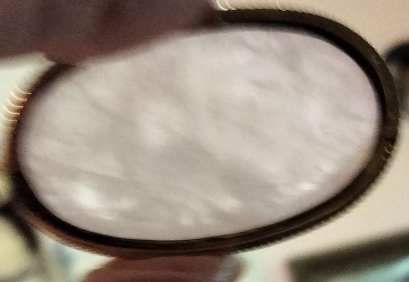 9 CT Gold ROSE QUARTZ gemstone Polished CABOCHON Pendant LARGE -EXCEPTIONAL