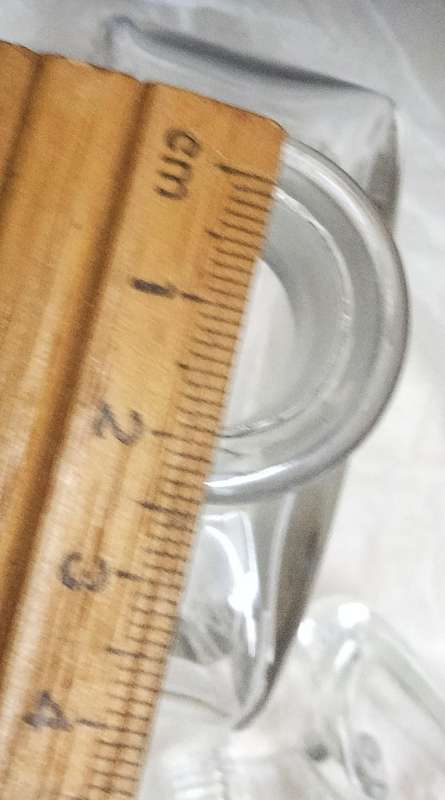 French Baccarat Style Crystal flacon GUERLAIN +Couer heart stopperLOOK atMy BUY NOW-NO WAITING