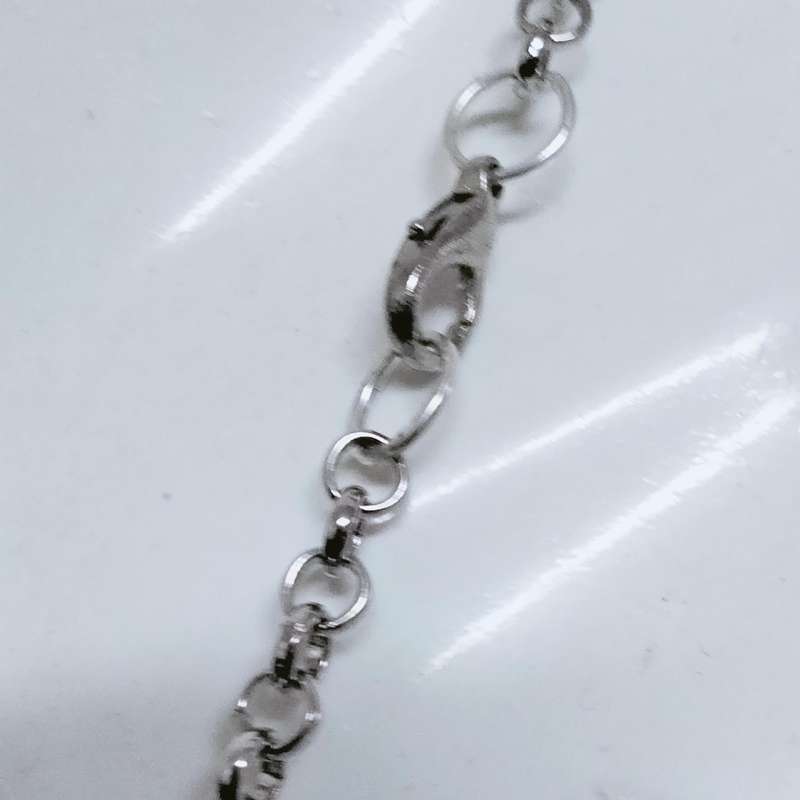 NECKLACE  Mix colours Shape Size  beads Silver Tone chain LOOK At MY BUY NOW items NO WAITING