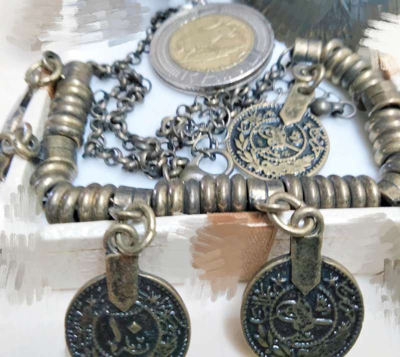 Mens accessories 3 All for 1 Bid on chains MALTESE surfer cross+Large black FOB+Multiple small medal