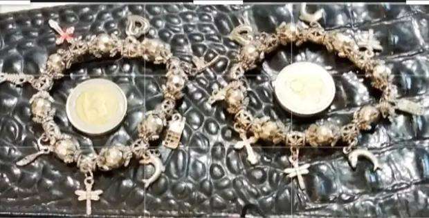 Similar Bracelets 2 Stretch charms Silver Tone costume jewellery look at my Buy Now items No Waiting