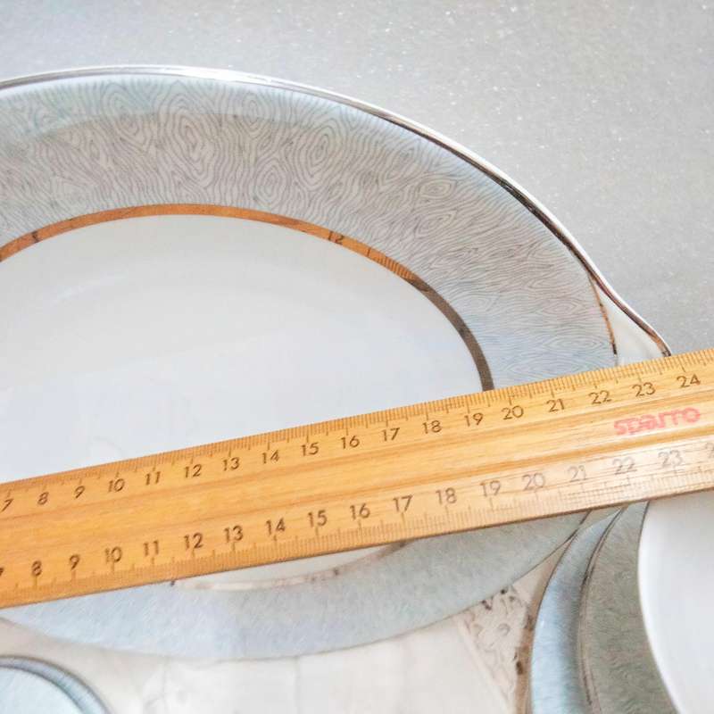 Royal Albert 11 pieces VINTAGE  MIRROR Silver + white- LOOK AT MY BUY NOW LISTINGS NO WAITING