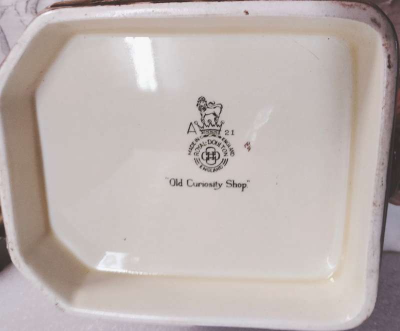 ROYAL DOULTON -1 Old Curiosity shop Pattern -Jug Vintage LOOK AT MY BUY NOW LISTINGS NO WAITING
