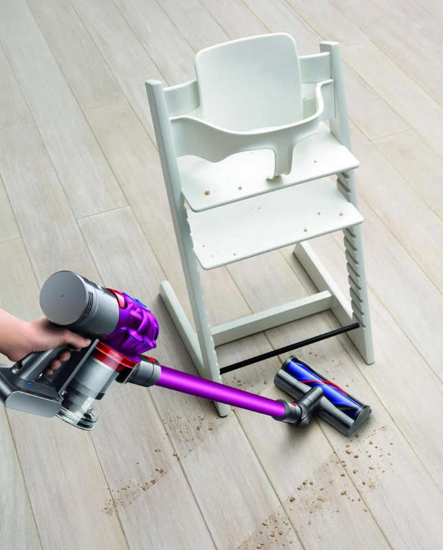 Dyson V7 Motorhead - Advanced Cordless Stick Vacuum Cleaner - Fuchsia, Nickel
