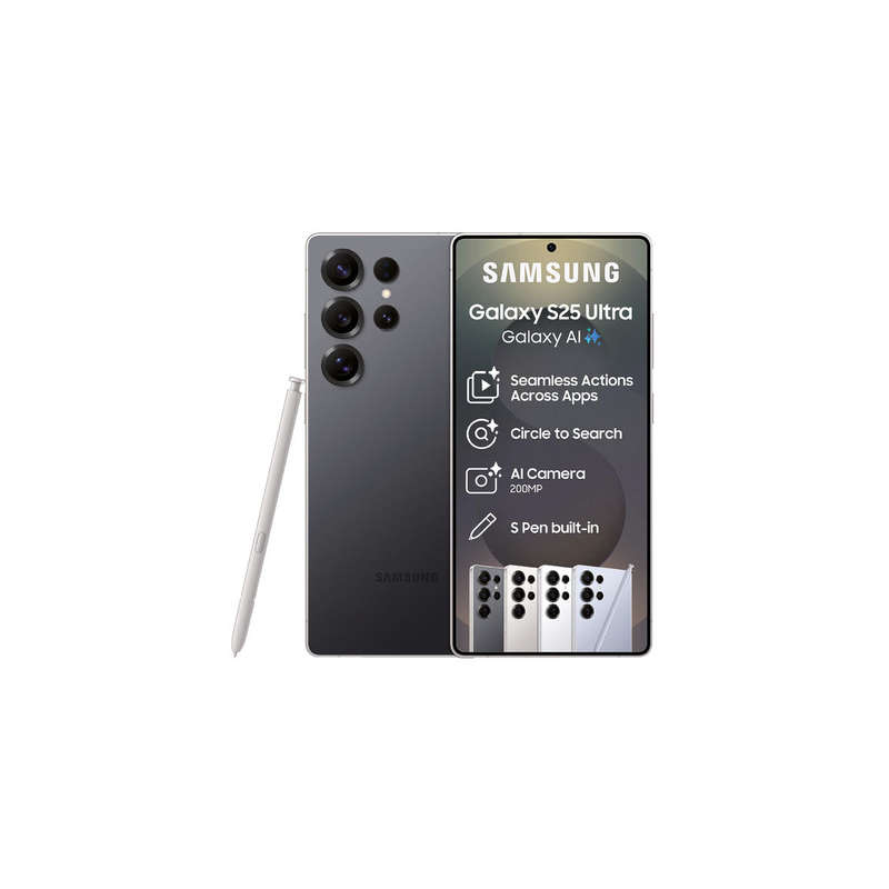 Samsung Galaxy S25 Ultra 5G 256GB Dual Sim - Titanium Black