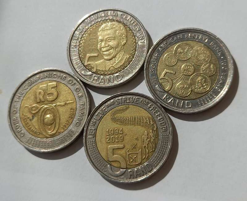 SA commemorative coin set of 4