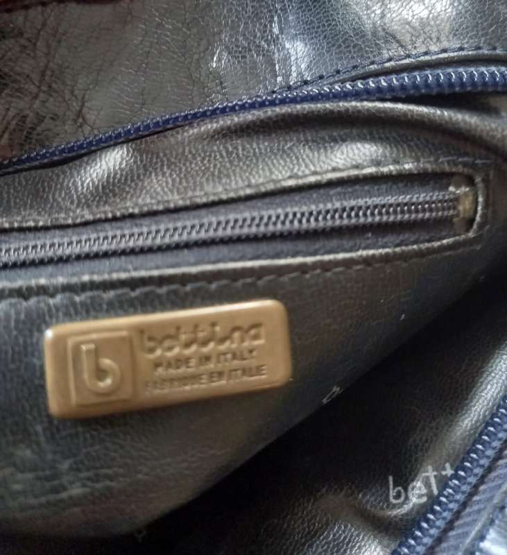 Italian leather clutch bag (Bettina)