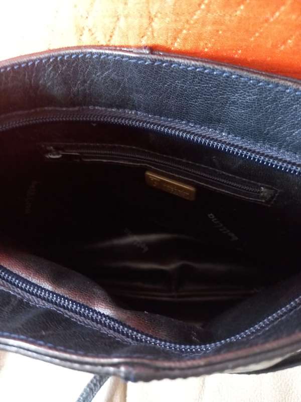 Italian leather clutch bag (Bettina)