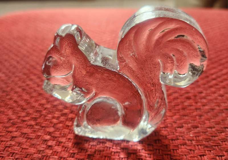 Cute Glass Squirrel