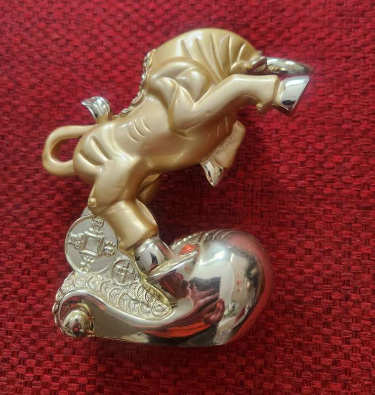 Feng Shui Brass Bull Statue Chinese