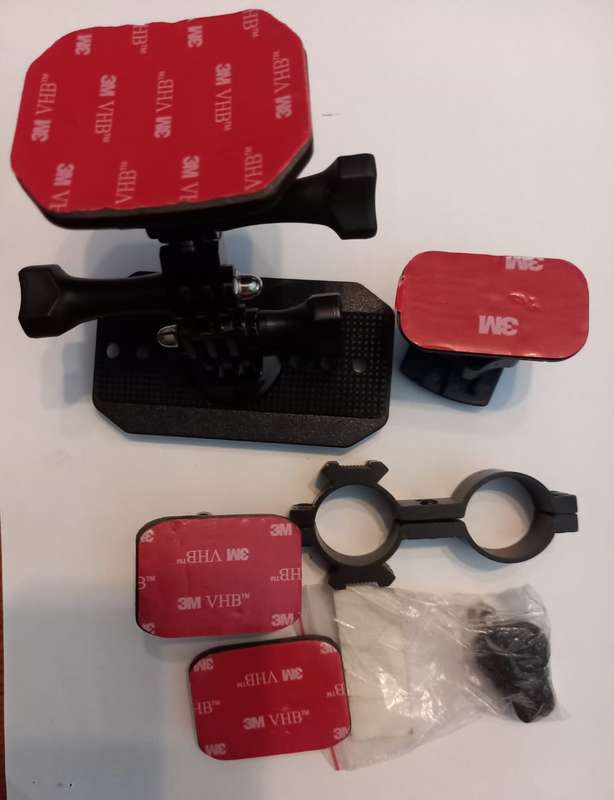 Accessories for the Xiaoyi Yi action and sports camera