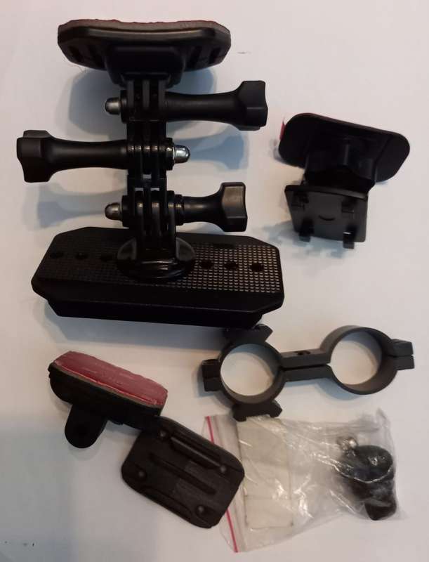 Accessories for the Xiaoyi Yi action and sports camera