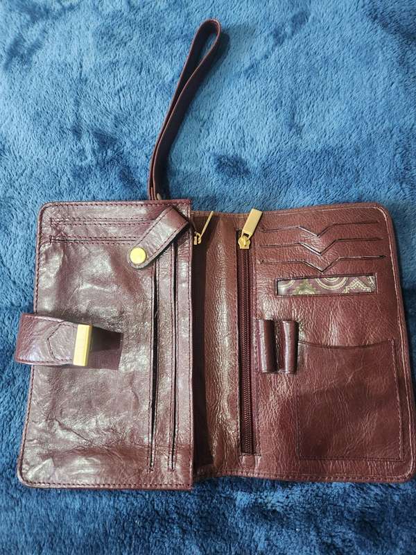 Small cellphone handbag, genuine leather