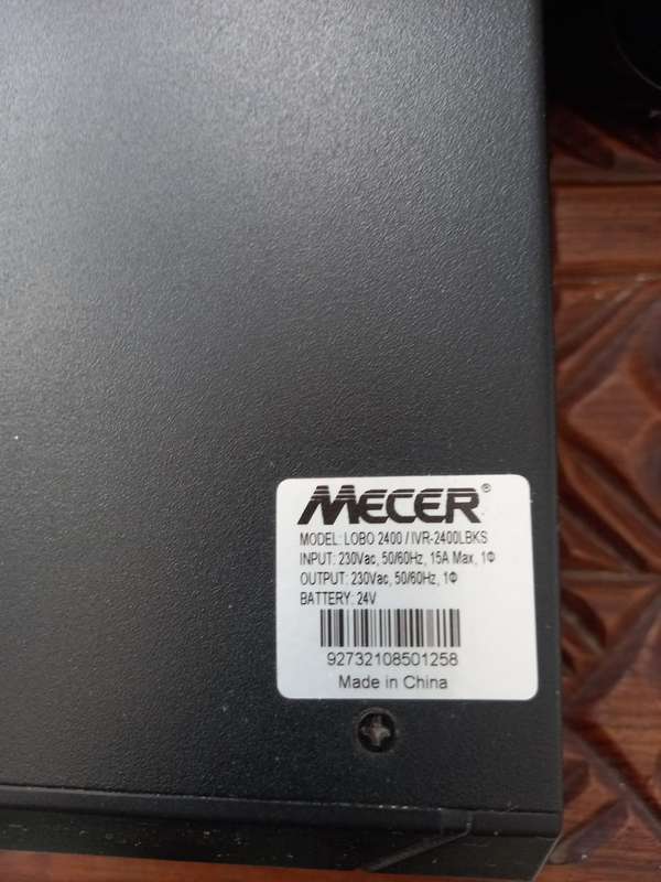 Mercer 2400VA 1440W 24V Inverter