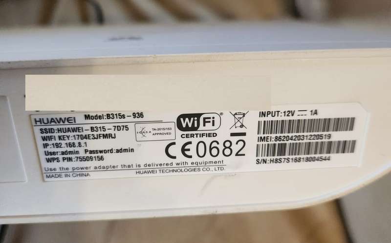 HUAWEI B315s-936 LTE 4G CPE Wifi Router
