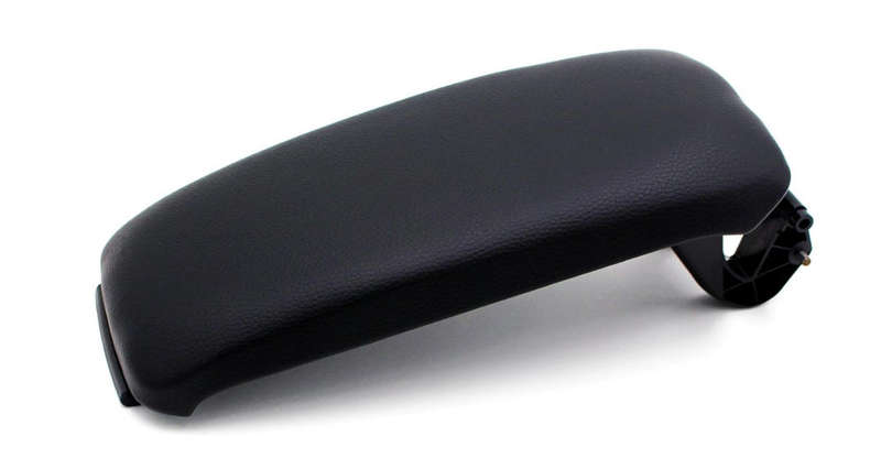 Black Leather Armrest Lid Cover for Audi A3 8P 2003-2012 Center Console