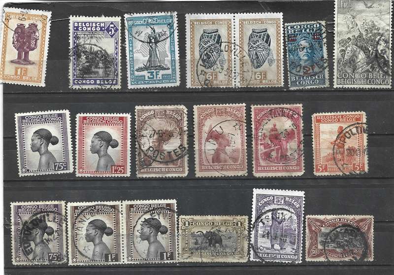 Belgium Congo fine used as scanned.