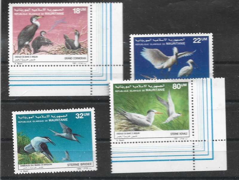 Maurtitanie MNH set of sea birds