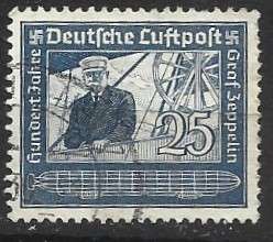 German Luftpoft  Graf Zeppelin  25  fine used as scanned