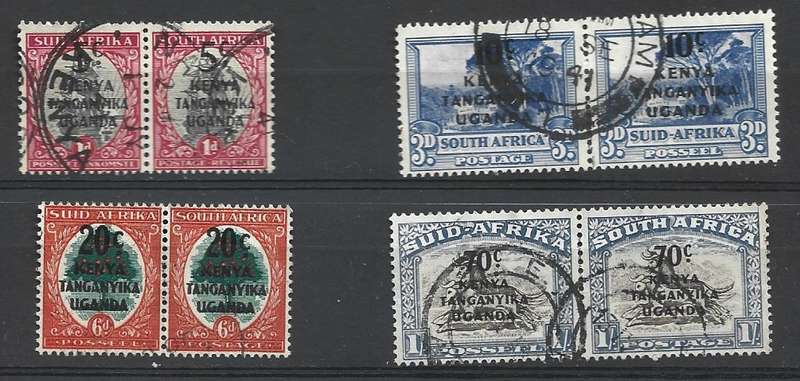 KUT South African issue overprinted used as scanned