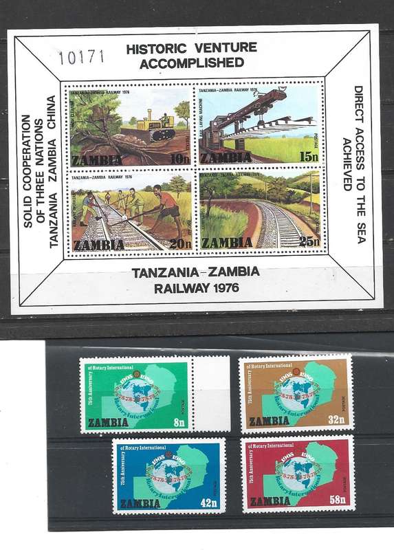 Zambia MNH Mini two Sheets and two  sets