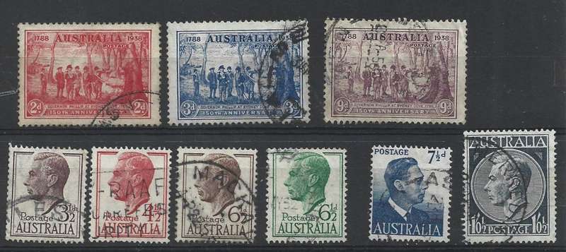 Australia two fine  used sets as scanned