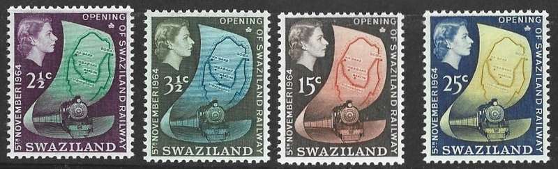Swaziland SACC 108 to 111 MNH set aS Scanned