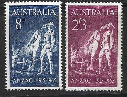 AUstralia used SG 331 to 375 inclusive with SG 335 type 1 & 2 & 5d QE2 imperf t SG 374/5 are MNH