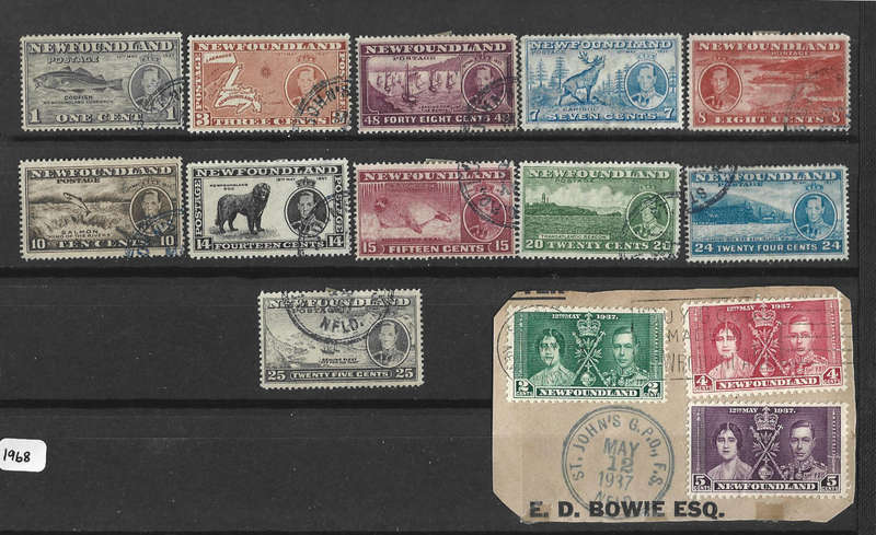 Newfoundland fine used selection  as scanned