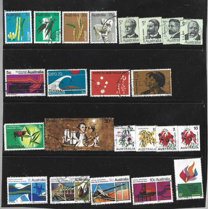 Australia used as described in comments on four scans