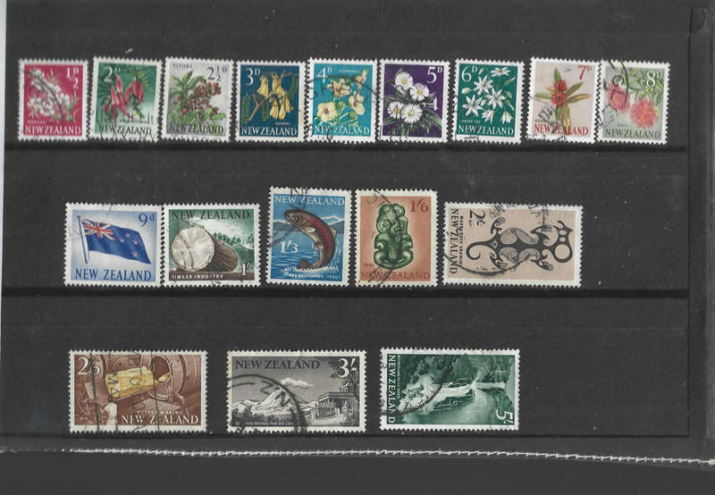New Zealand fine used part set as scanned