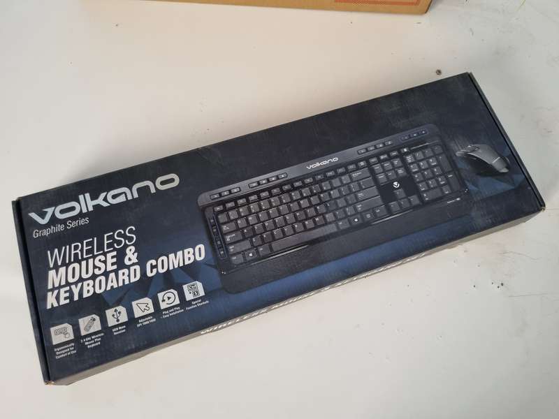VOLKANO WIRELESS KEYBOARD AND MOUSE GRAPHITE SERIES