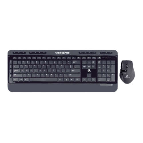 VOLKANO WIRELESS KEYBOARD AND MOUSE GRAPHITE SERIES