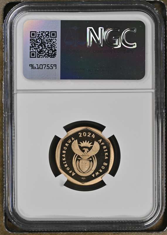2024 South Africa Proof PF69 Set. 7 Coin Proof Set With 1oz Silver Bee NGC Graded PF69 Proof Set