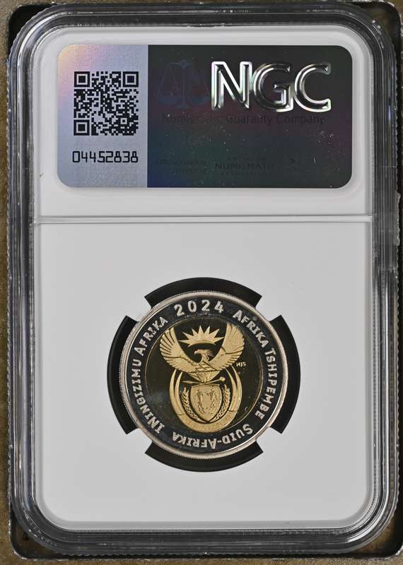 2024 South Africa Proof PF69 Set. 7 Coin Proof Set With 1oz Silver Bee NGC Graded PF69 Proof Set