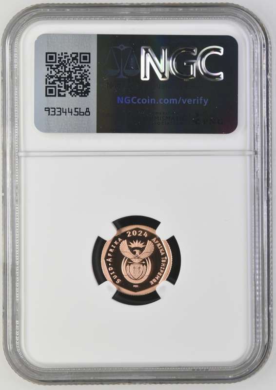 2024 South Africa Proof PF69 Set. 7 Coin Proof Set With 1oz Silver Bee NGC Graded PF69 Proof Set