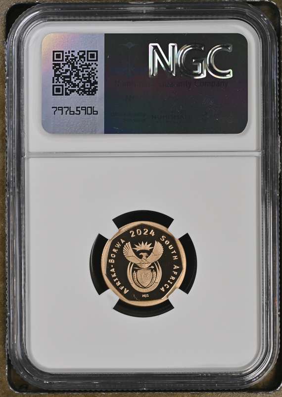 2024 South Africa Proof PF69 Set. 7 Coin Proof Set With 1oz Silver Bee NGC Graded PF69 Proof Set