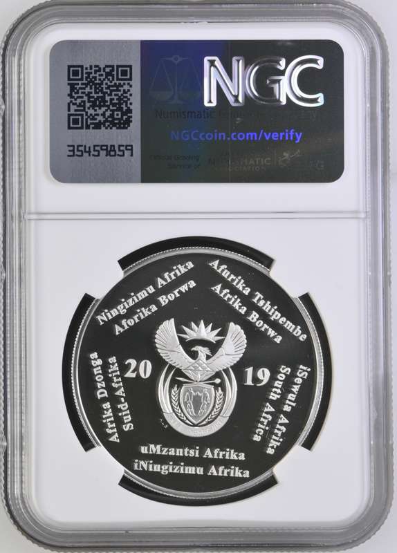2019 South Africa Silver Polymer Putty South African Inventions S2R NGC Grade PF 69 ULTRA CAMEO
