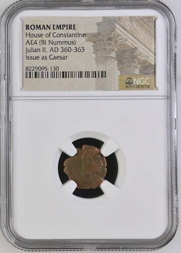 Ancient Roman Coin : House of Constantine Roman Empire , Issue as Caesar Julian II, AD 360-363