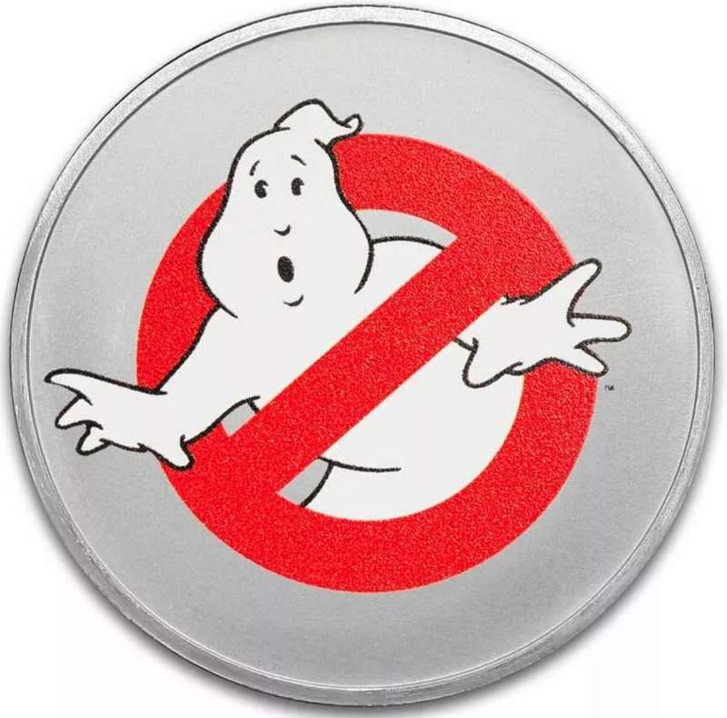 Ghostbusters® 40th Anniversary Colourised 1oz Silver $2 Niue 2024.