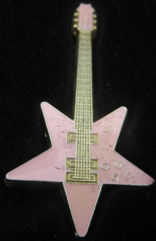 Somalia Electric Guitar Set of 5 x $1 Gold Plated Colourised Guitar Shaped Coins 2004