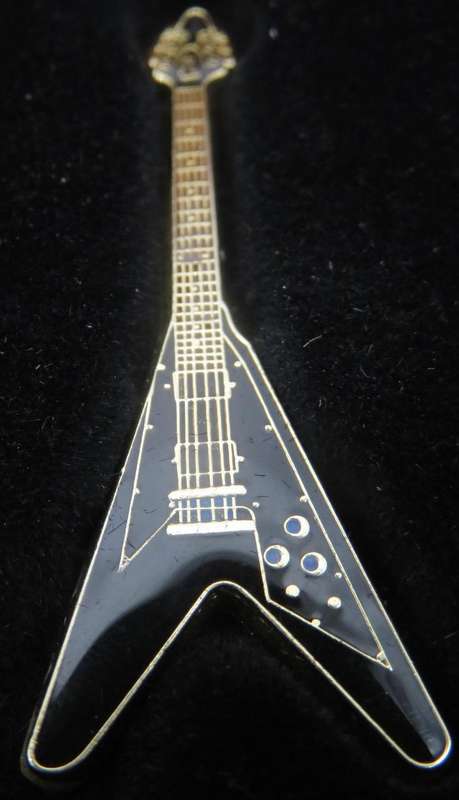 Somalia Electric Guitar Set of 5 x $1 Gold Plated Colourised Guitar Shaped Coins 2004