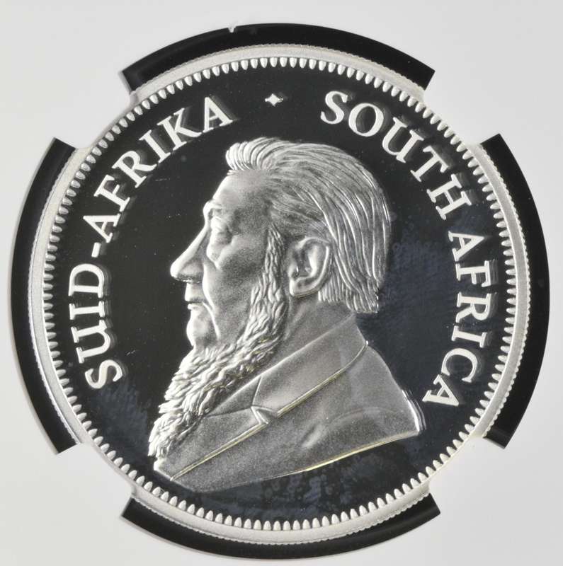 South Africa 2022 1oz Silver R5 Big 5 Series II -  Lion PF 66 Ultra Cameo NGC Graded PF 66