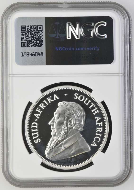 South Africa 2022 1oz Silver R5 Big 5 Series II -  Lion PF 66 Ultra Cameo NGC Graded PF 66