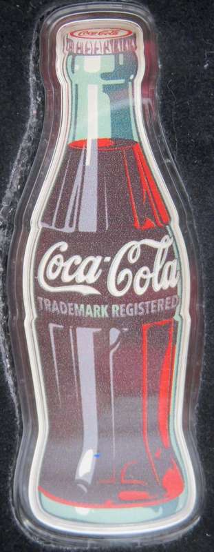 Coca-Cola® Vintage 1oz Silver Colourised Bottle With Stunning Coca Cola Money Box Tin & COA.