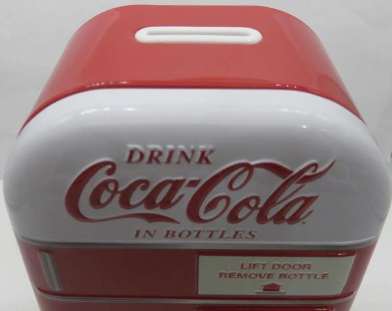 Coca-Cola® Vintage 1oz Silver Colourised Bottle With Stunning Coca Cola Money Box Tin & COA.
