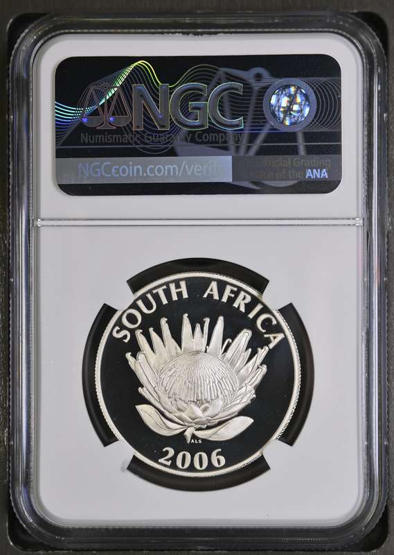 2006 Bishop Desmond Tutu Silver Coin NGC Graded PF70 Ultra Cameo Proof Silver Coin