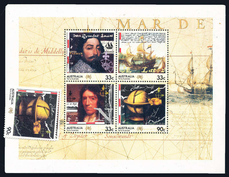Australia - 1985 - Bi-Centenary (2nd Series) - set of 4 & m/sheet mint unhinged . SG 972-976 .